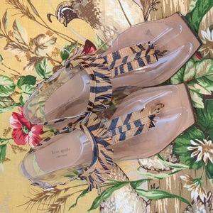 Kate Spade Fringe Thong Sandals Sz. 8.5